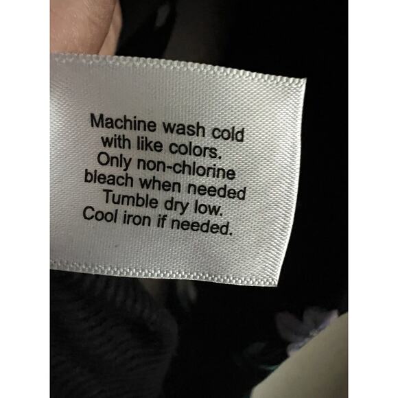 Lane Bryant Womens Bomber Jacket Floral Full Zip Size 14/16 - Picture 6 of 6